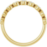 10K Yellow Gold 3/8 CTW Lab-Grown Diamond Anniversary Band