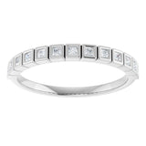 14K White 1/6 CTW Natural Diamond Anniversary Band