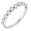 14K White Gold 1/5 CTW Lab-Grown Diamond Anniversary Band
