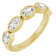 14K Yellow Gold 9/10 CTW Lab-Grown Diamond Anniversary Band