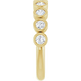 14K Yellow 1/2 CTW Lab-Grown Diamond  Anniversary Band