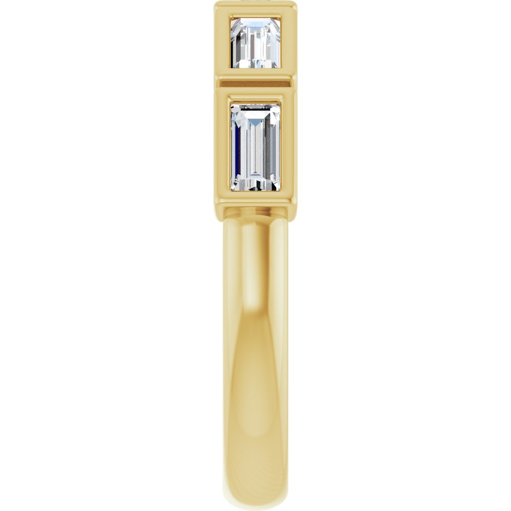 14K Yellow Gold 1/2 CTW Lab-Grown Diamond Anniversary Band