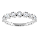 Platinum 1/2 CTW Natural Diamond Anniversary Band