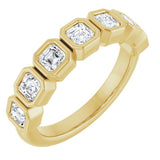 14K Yellow Gold 1 1/8 CTW Lab-Grown Diamond Anniversary Band