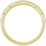 14K Yellow Gold 1/5 CTW Natural Diamond Anniversary Band