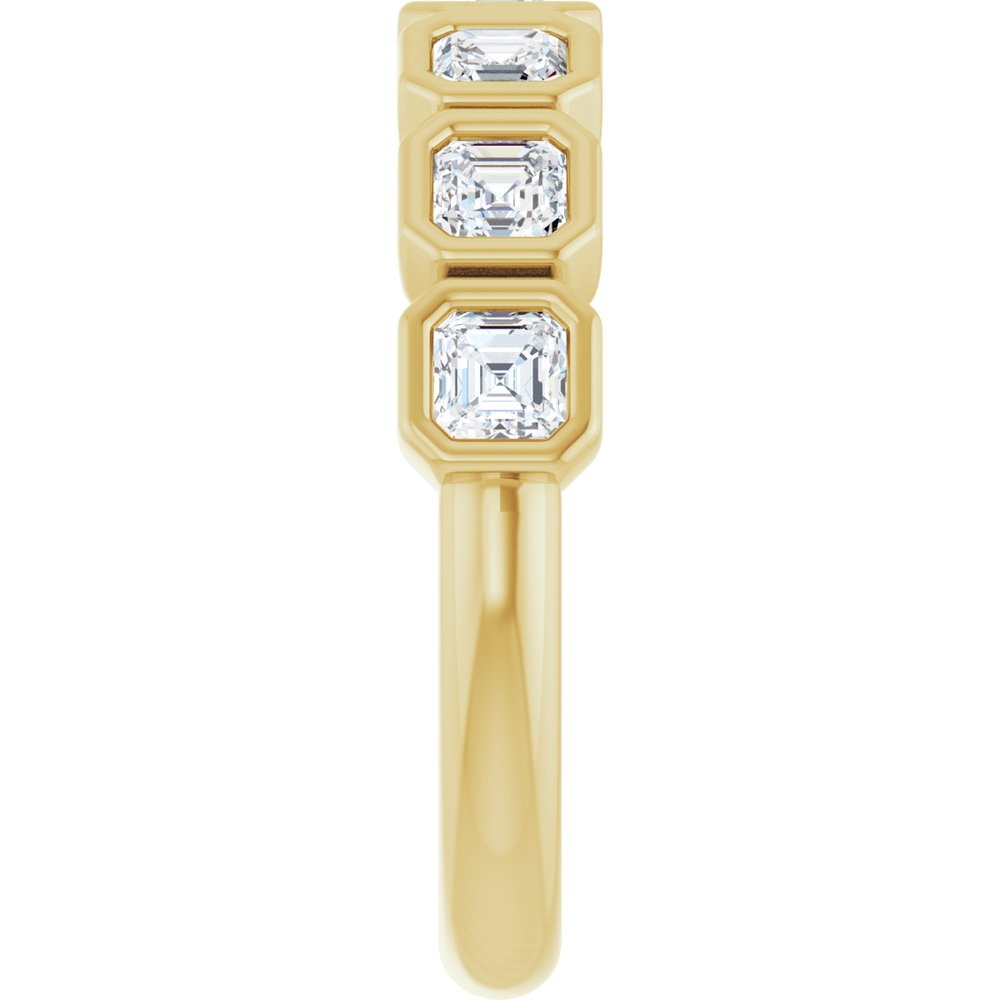 14K Yellow Gold 1 1/8 CTW Lab-Grown Diamond Anniversary Band
