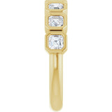 14K Yellow Gold 1 1/8 CTW Lab-Grown Diamond Anniversary Band