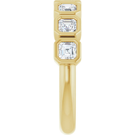 14K Yellow Gold 1 1/8 CTW Lab-Grown Diamond Anniversary Band