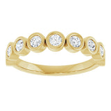 14K Yellow 1/2 CTW Lab-Grown Diamond  Anniversary Band