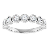 14K White 1/2 CTW Lab-Grown Diamond  Anniversary Band