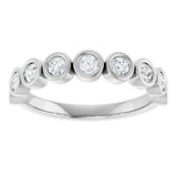 14K White Gold 1/2 CTW Lab-Grown Diamond  Anniversary Band