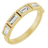 14K Yellow 1/2 CTW Natural Diamond Anniversary Band