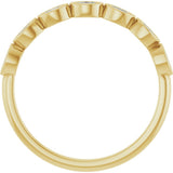 14K Yellow Gold 1/5 CTW Lab-Grown Diamond Anniversary Band
