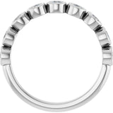 14K White 1/2 CTW Lab-Grown Diamond  Anniversary Band