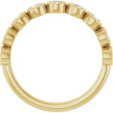 10K Yellow Gold 1/2 CTW Lab-Grown Diamond Anniversary Band
