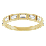 14K Yellow Gold 3/8 CTW Lab-Grown Diamond Anniversary Band