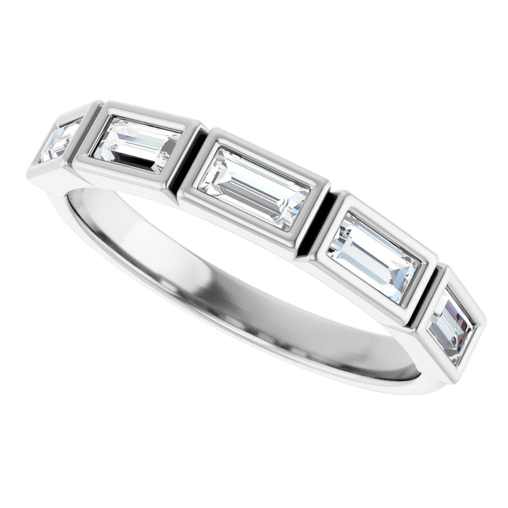 14K White Gold 1/2 CTW Lab-Grown Diamond Anniversary Band