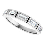 14K White Gold 1/2 CTW Lab-Grown Diamond Anniversary Band