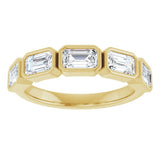 14K Yellow Gold 1 1/2 CTW Lab-Grown Diamond Anniversary Band