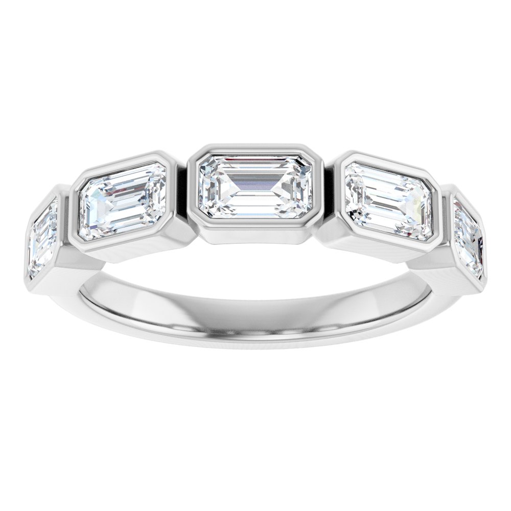 14K White Gold 1 1/2 CTW Lab-Grown Diamond Anniversary Band