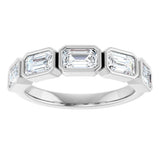 14K White Gold 1 1/2 CTW Lab-Grown Diamond Anniversary Band