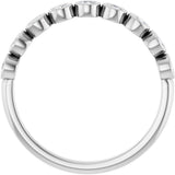 14K White Gold 1/4 CTW Lab-Grown Diamond  Anniversary Band