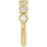 14K Yellow Gold 5/8 CTW Lab-Grown Diamond  Anniversary Band