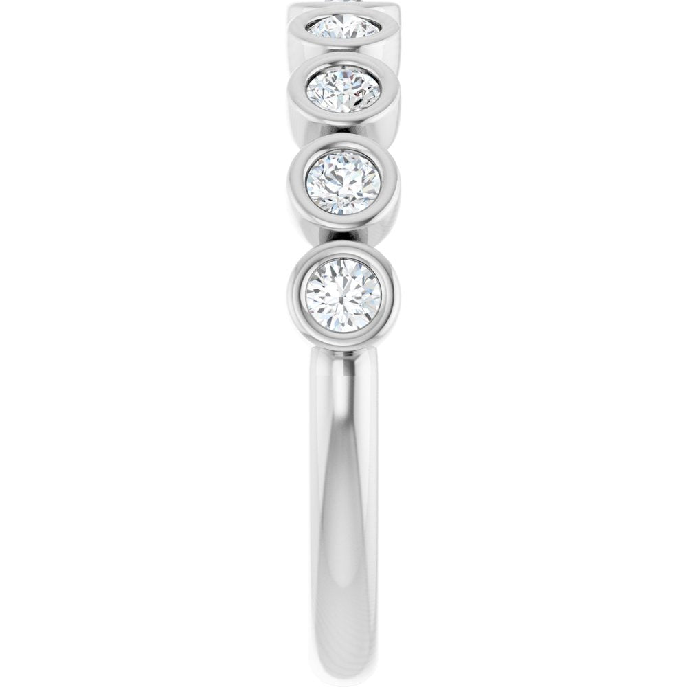 14K White Gold 1/3 CTW Lab-Grown Diamond Anniversary Band