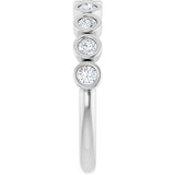 14K White Gold 1/3 CTW Lab-Grown Diamond Anniversary Band