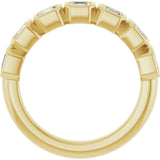 14K Yellow Gold 1 1/8 CTW Lab-Grown Diamond Anniversary Band