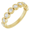 10K Yellow Gold 1/2 CTW Lab-Grown Diamond Anniversary Band