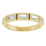 14K Yellow 1/2 CTW Natural Diamond Anniversary Band