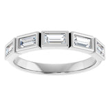 14K White Gold 1/2 CTW Natural Diamond Anniversary Band