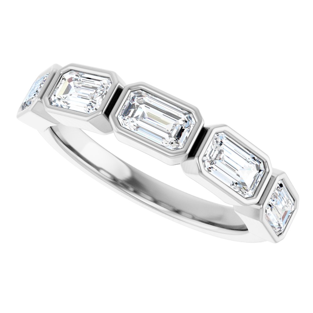 14K White Gold 1 1/2 CTW Lab-Grown Diamond Anniversary Band