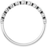 14K White Gold 1/5 CTW Lab-Grown Diamond Anniversary Band
