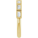 14K Yellow Gold 3/8 CTW Lab-Grown Diamond Anniversary Band