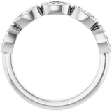 14K White Gold 1 1/4 CTW Natural Diamond Anniversary Band