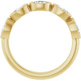 14K Yellow Gold 9/10 CTW Lab-Grown Diamond Anniversary Band