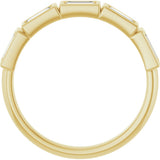 14K Yellow Gold 1/2 CTW Lab-Grown Diamond Anniversary Band