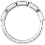14K White Gold 1 1/2 CTW Lab-Grown Diamond Anniversary Band