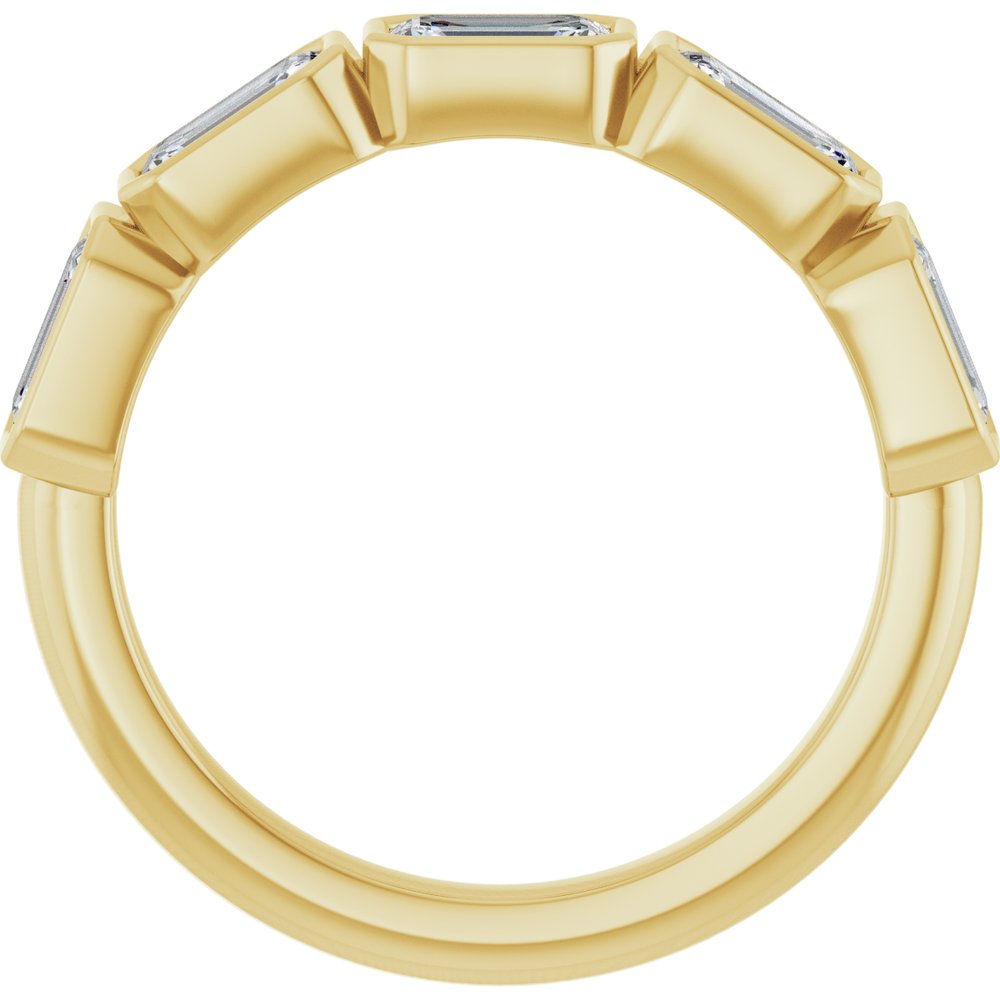 14K Yellow Gold 1 1/2 CTW Lab-Grown Diamond Anniversary Band