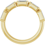 14K Yellow Gold 1 1/2 CTW Lab-Grown Diamond Anniversary Band