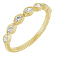 14K Yellow Gold 1/5 CTW Lab-Grown Diamond Anniversary Band