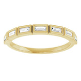 14K Yellow Gold 1/5 CTW Natural Diamond Anniversary Band