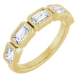 14K Yellow Gold 1 1/2 CTW Lab-Grown Diamond Anniversary Band