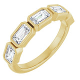 14K Yellow Gold 1 1/2 CTW Lab-Grown Diamond Anniversary Band