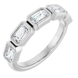 14K White Gold 1 1/2 CTW Lab-Grown Diamond Anniversary Band