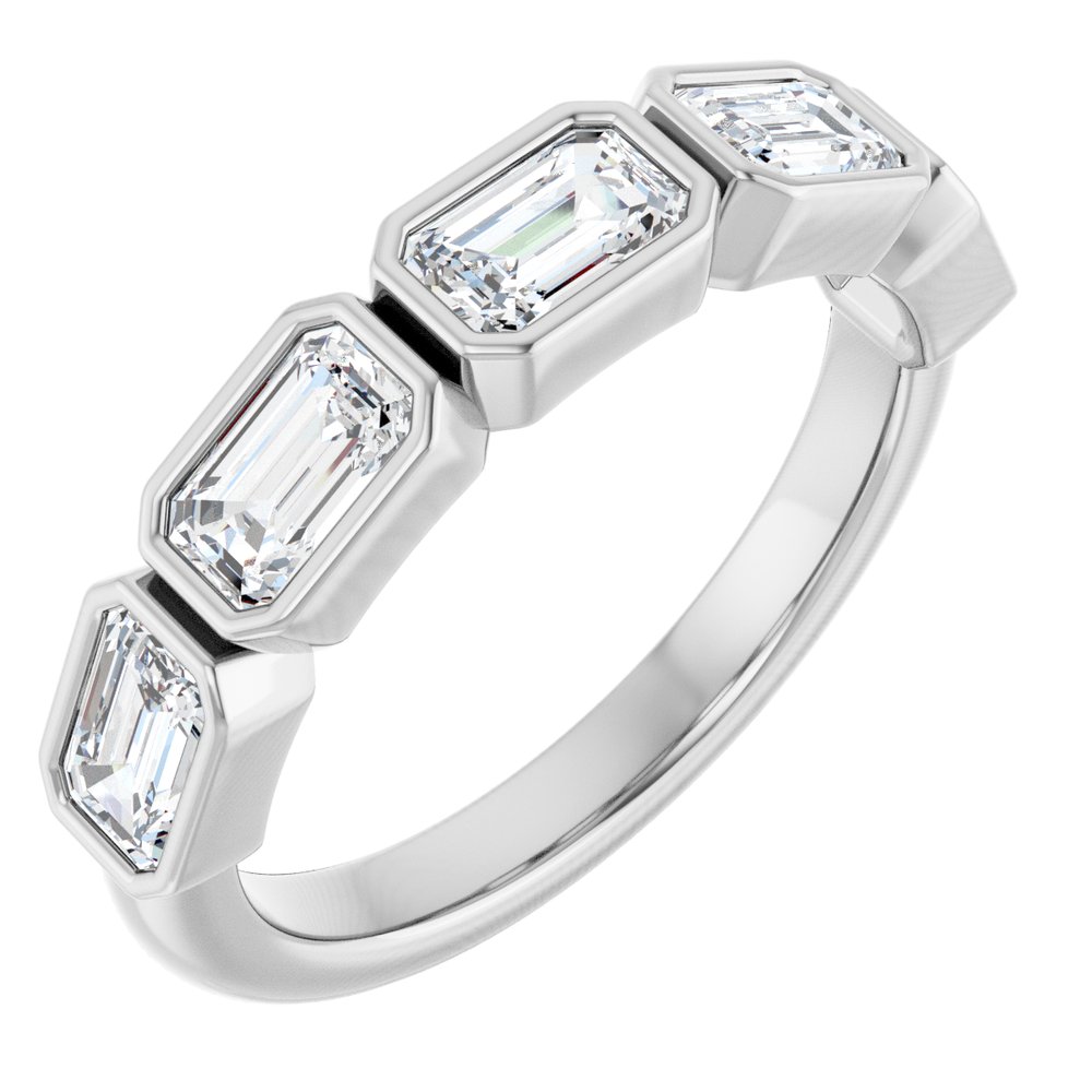 14K White Gold 1 1/2 CTW Lab-Grown Diamond Anniversary Band