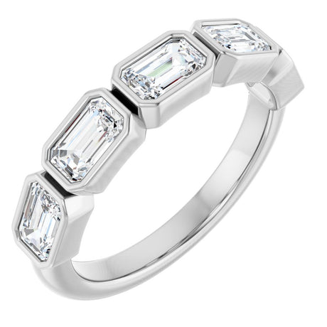 14K White Gold 1 1/2 CTW Lab-Grown Diamond Anniversary Band