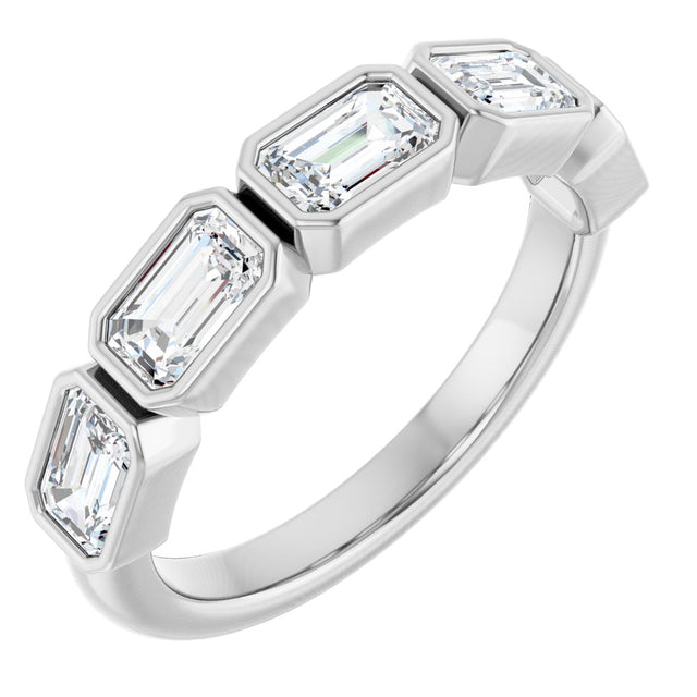 14K White Gold 1 1/2 CTW Lab-Grown Diamond Anniversary Band